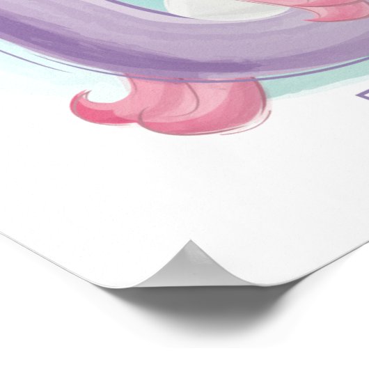 Cute Animal Alphabet Poster (Hoek)