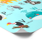 Cute Animal Alphabet Poster (Hoek)