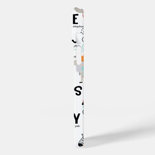 Cute Animal Alphabet | Sommige hebben Petten Case-Mate iPhone Case (Achterkant / Links)