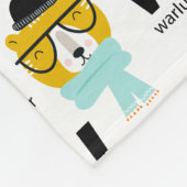 Cute Animal Alphabet | Sommige hebben Petten Fleece Deken (Hoek)
