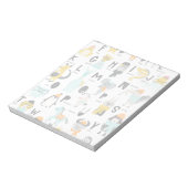 Cute Animal Alphabet | Sommige hebben Petten Notitieblok (Linkerzijde)