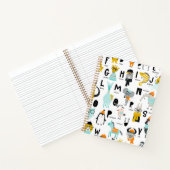 Cute Animal Alphabet | Sommige hebben Petten Notitieboek (Binnen)