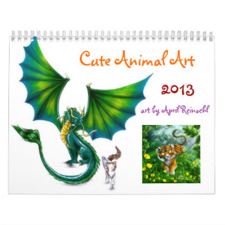 Cute Animal Art Calendar 2013 Kalender