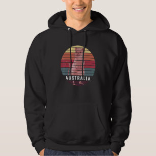 Cute Animal Aussie Quokka Retro Australië Hoodie