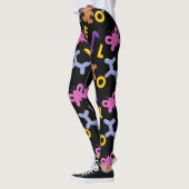 Cute Animal-ballonnen en LOVE-brieven Leggings (Links)