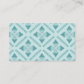 Cute Animal Blue Raccoon Visitekaartjes (Achterkant)