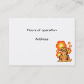 Cute Animal Boutique Visitekaartje Label (Achterkant)