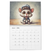 Cute Animal Caricatures 2026 Calendar 12 Months Kalender (Mar 2026)