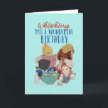 Cute Animal Cartoon Baking Cake Pun Funny Birthday Kaart<br><div class="desc">Grappig en schattig verjaardagskaart voor degenen die van puns en humor houden. Ideaal om je vrienden en familie geluk te wensen met hun verjaardag. Bezoek onze winkel voor meer collectie met verjaardagskaarten. Je zult iets coole,  humoristische en soms sarcastische verjaardagskaarten vinden voor je speciale iemand.</div>