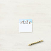 Cute Animal Cartoon Post-it® Notes (Op bureau)
