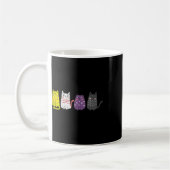 Cute Animal Cat Gift Non Binary Pride Agender Non Koffiemok (Links)