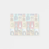 Cute Animal Collage Folk Art Design Post-it® Notes (Voorkant)
