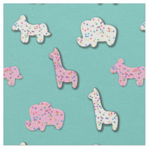 Cute Animal Cookies Kinder Decor Stof