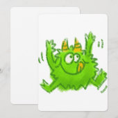 Cute Animal Drawing Kaart (Voorkant / Achterkant)