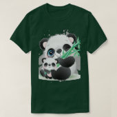 Cute Animal Friendly Panda 12 T-shirt (Design voorkant)