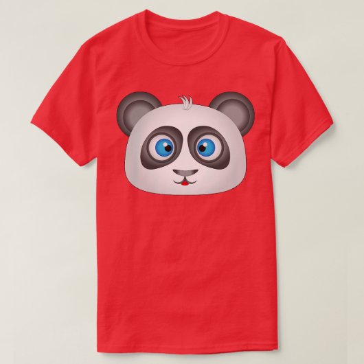 Cute Animal Friendly Panda 5 T-shirt (Design voorkant)