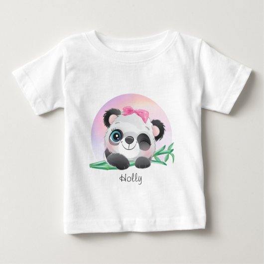Cute Animal Friendly Panda Bamboo (Voorkant)