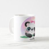 Cute Animal Friendly Panda Bamboo    Koffiemok (Voorkant links)