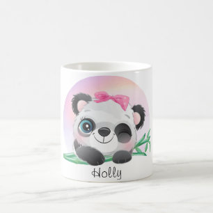 Cute Animal Friendly Panda Bamboo    Koffiemok