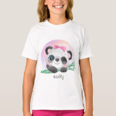 Cute Animal Friendly Panda Bamboo T-shirt (Voorkant)