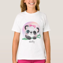 Cute Animal Friendly Panda Bamboo T-shirt