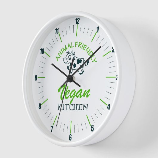 Cute Animal Friendly Vegan Kitchen, Koe Wall (Hoek)