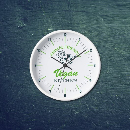 Cute Animal Friendly Vegan Kitchen, Koe Wall