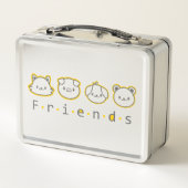 Cute animal friends face  Case-Mate iPhone case Bu (Achterkant)