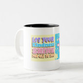 Cute Animal Frienz: Accessoires van Kinderen Tweekleurige Koffiemok (Voorkant links)