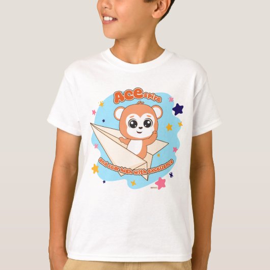 Cute Animal Frienz: elke dag inspirerende Kinderen T-shirt (Voorkant)