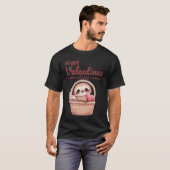Cute Animal Heart Panda Happy Valentine Day 13 T-shirt (Voorkant volledig)
