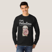 Cute Animal Heart Panda  Happy Valentine Day  1 T-shirt (Voorkant volledig)