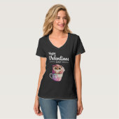 Cute Animal Heart Panda  Happy Valentine Day  28 T-shirt (Voorkant volledig)