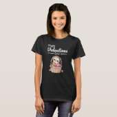 Cute Animal Heart Panda Happy Valentine Day  41 T-shirt (Voorkant volledig)