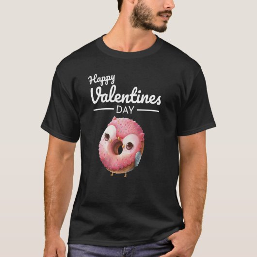 Cute Animal Heart Panda Happy Valentine Day  57 T-shirt (Voorkant)