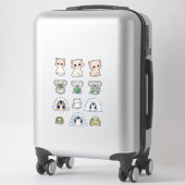 Cute Animal & Igloo Sticker Kit – Cartoon Creature (Koffer)