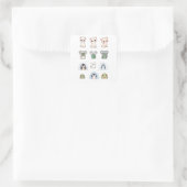 Cute Animal & Igloo Sticker Kit – Cartoon Creature (Tas)