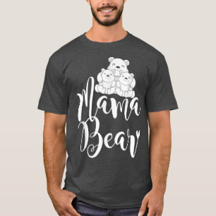 Cute Animal Mam Beer Cubs Beer Familie mama B T-shirt