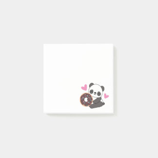 Cute Animal Panda Beer Roze Heart Donut Post-it® Notes