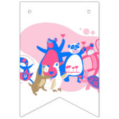 cute animal party selfie funny vlaggetjes (Derde vlag)