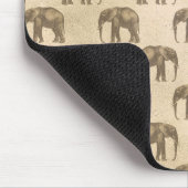 Cute Animal Print Elephant Stylish Trendy Muismat (Hoek)
