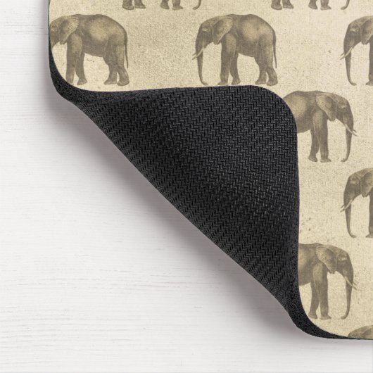 Cute Animal Print Elephant Stylish Trendy Muismat (Hoek)