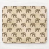 Cute Animal Print Elephant Stylish Trendy Muismat (Voorkant)