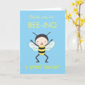 Cute Animal Pun Dank u voor de waardering van de l Kaart (Gele Bloem)