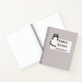 Cute Animal Racoon Animal Lovers Spiral Notebook Notitieboek (Binnen)