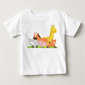 Cute Animal Squad T-shirt Schattige Cartoon Dieren