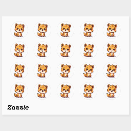 Cute Animal Stickers (Vel)