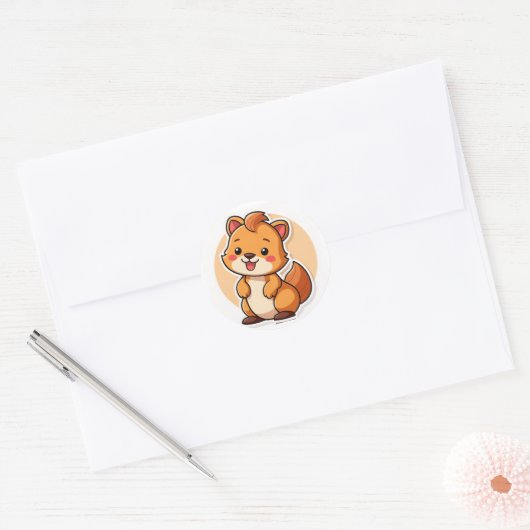 Cute Animal Stickers (Envelop)