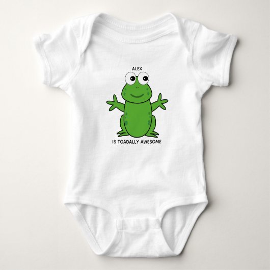 Cute Animal Toadally Geweldige Unisex Romper (Voorkant)
