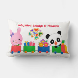 Cute Animal Train Kussen